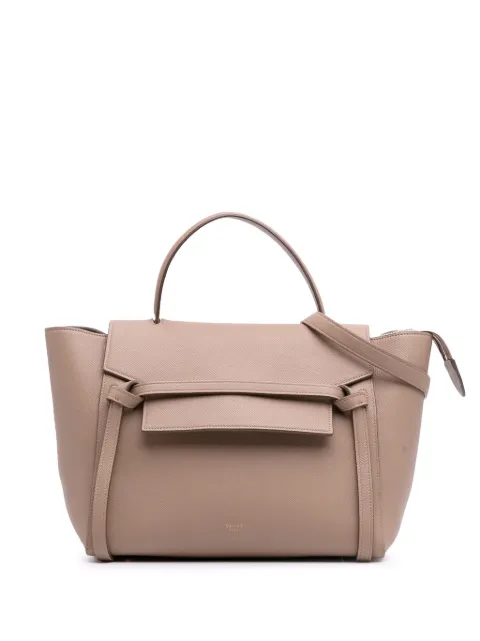 Celine Pre-Owned 2017 Mini Grained Calfskin Belt Bag satchel