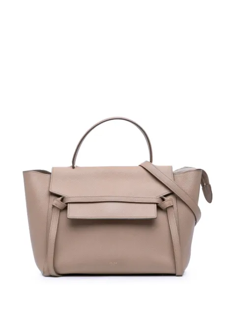 Céline Pre-Owned 2017 mini Satchel-Tasche aus gekörntem Kalbsleder