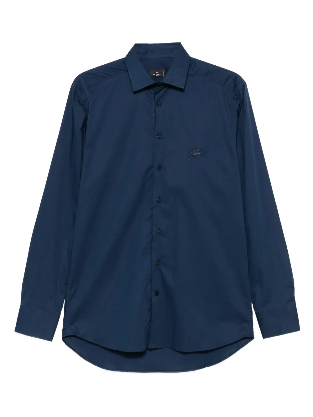 Etro Relaxed Button-down Collar Long Sleeve Shirt In Blue