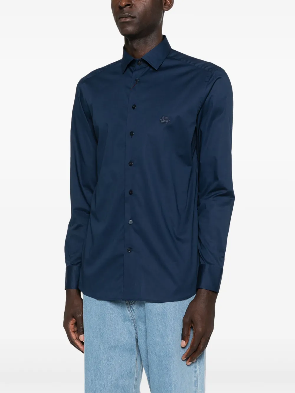 ETRO Button-down overhemd Blauw