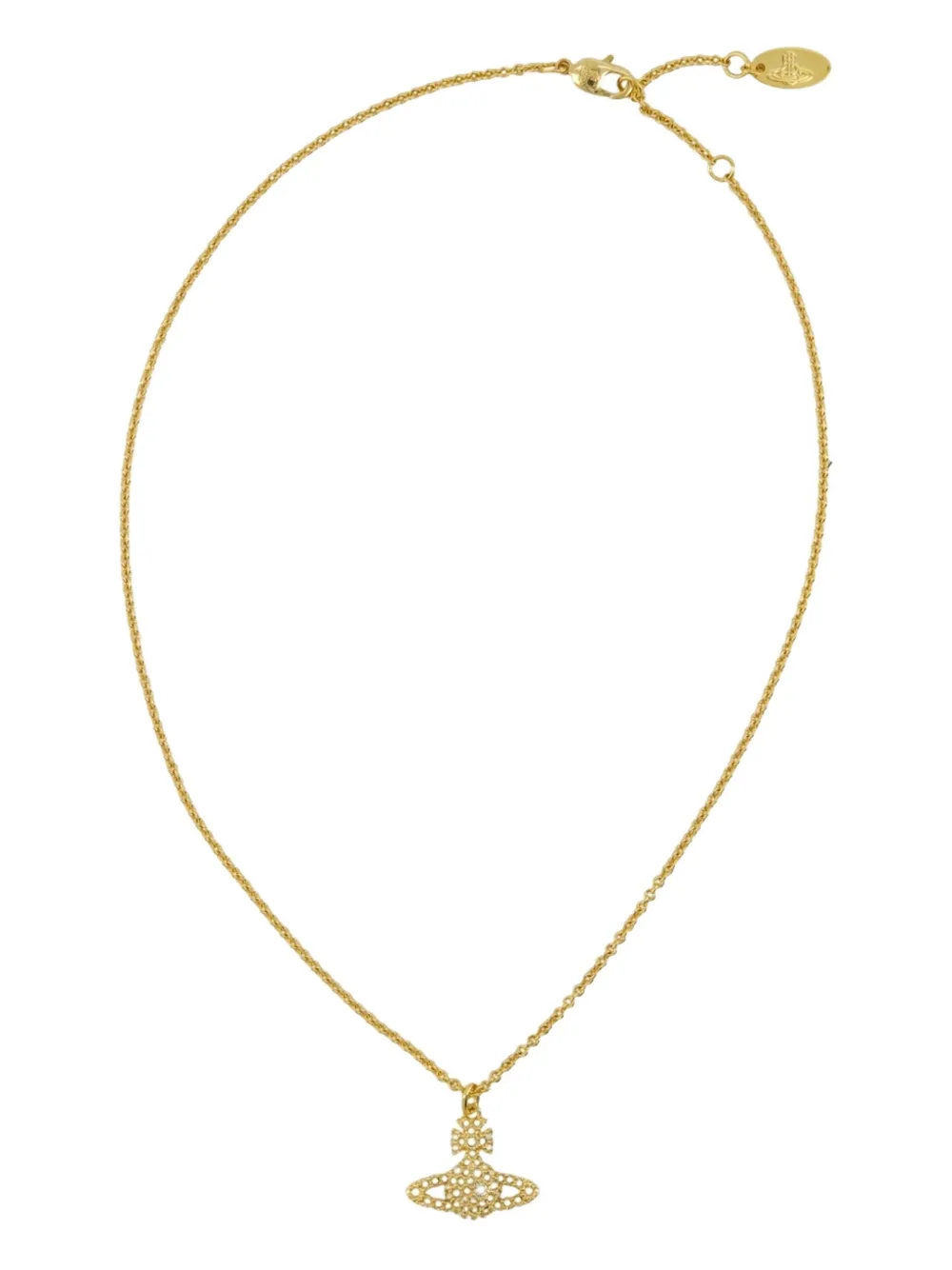 crystal-embellished Orb necklace