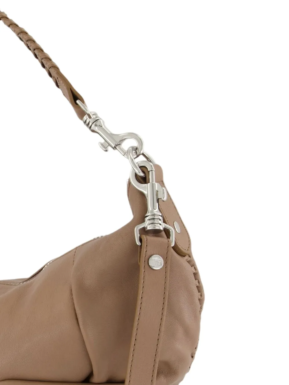 Vivienne Westwood medium Agnes quilted braided-handle shoulder bag Bruin