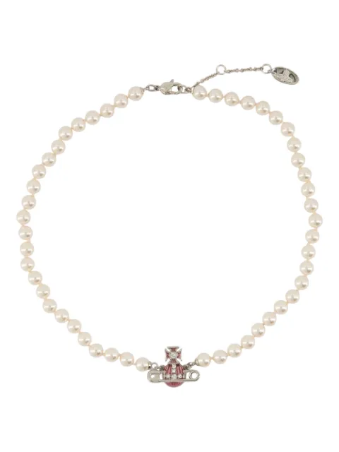 Vivienne Westwood Kitty Pearl orb necklace