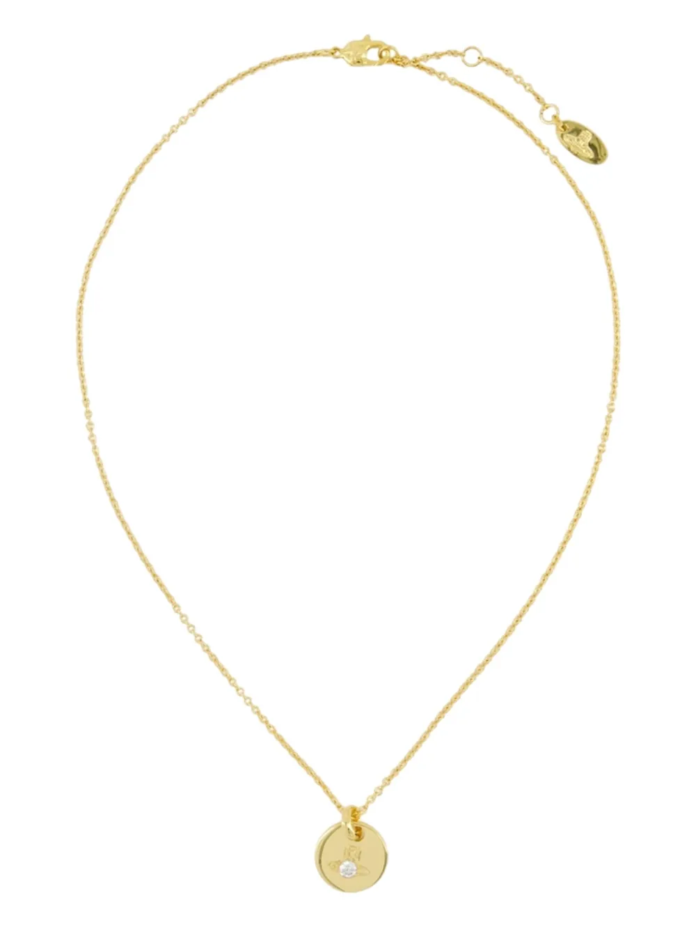 Orb-embellished chain necklace
