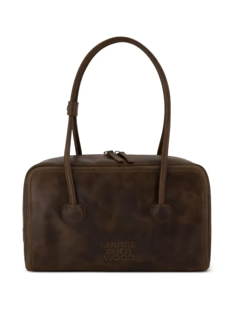 Marge Sherwood Boston top-handle calfskin shoulder bag
