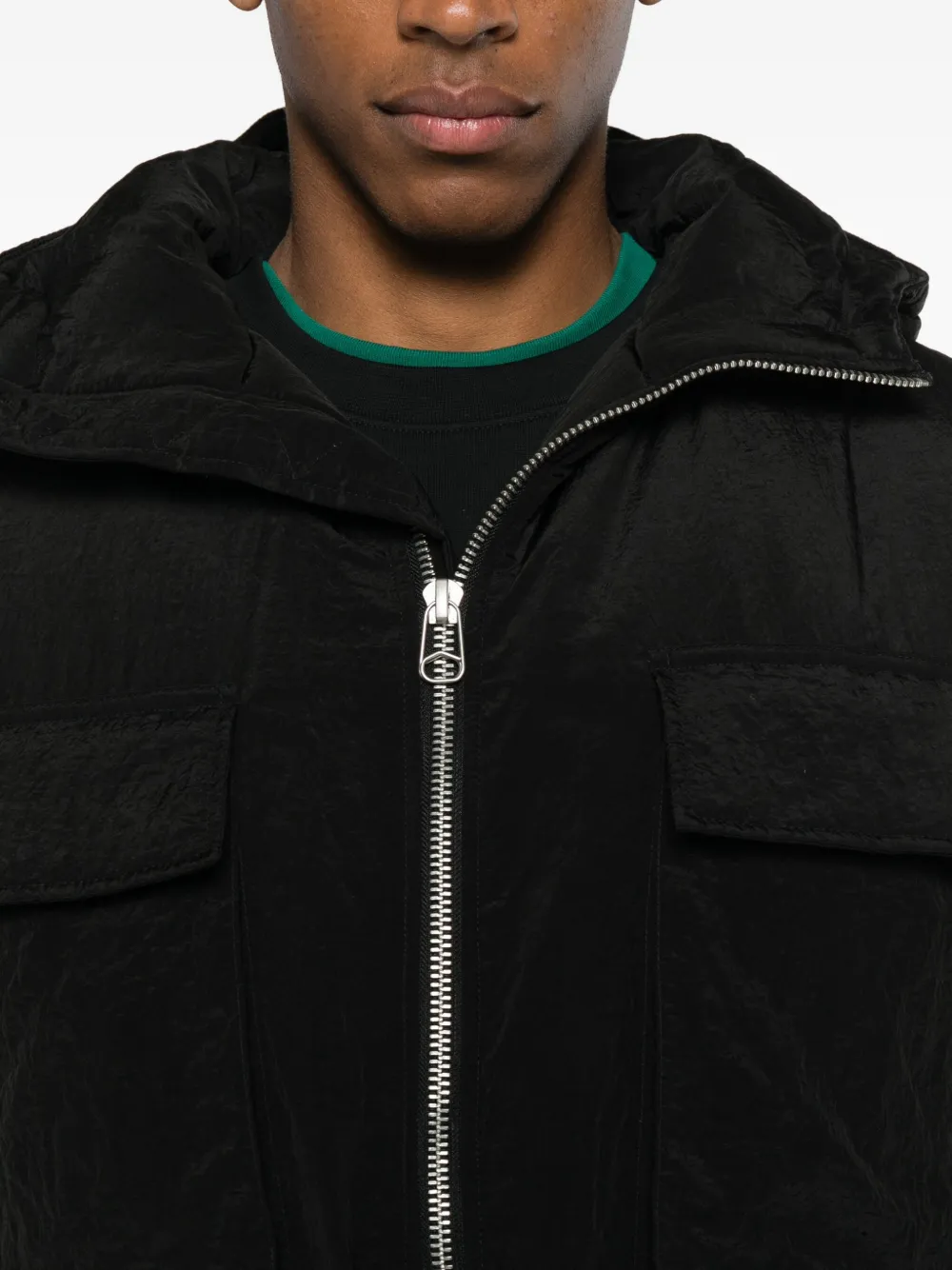 OAMC フーデッド　パデッドジャケット OAMC フーデッド パデッドコート | ブラック | FARFETCH JP