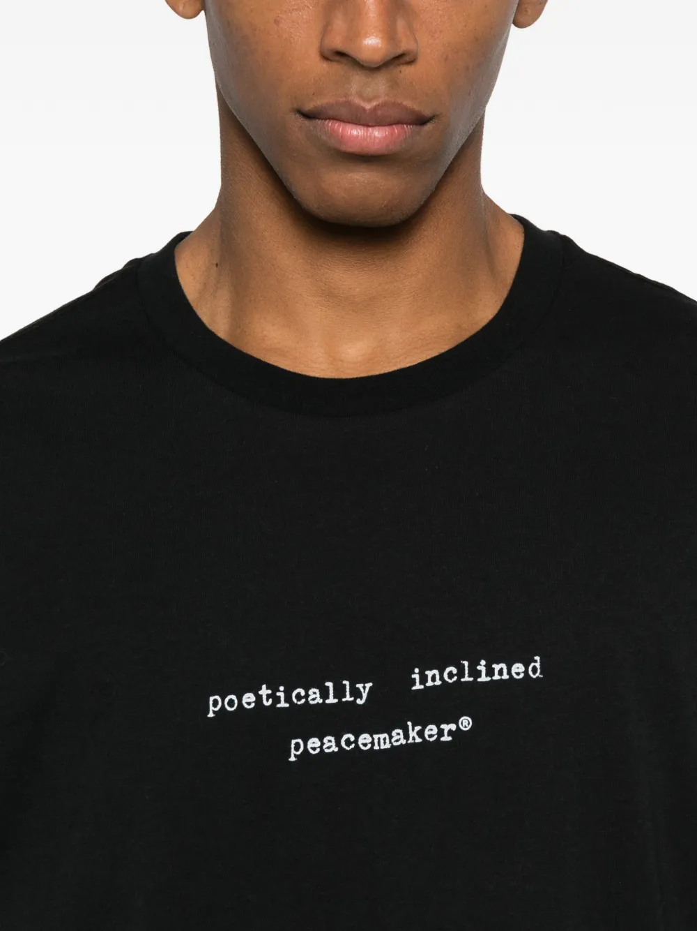 OAMC T-shirt met ronde hals Zwart