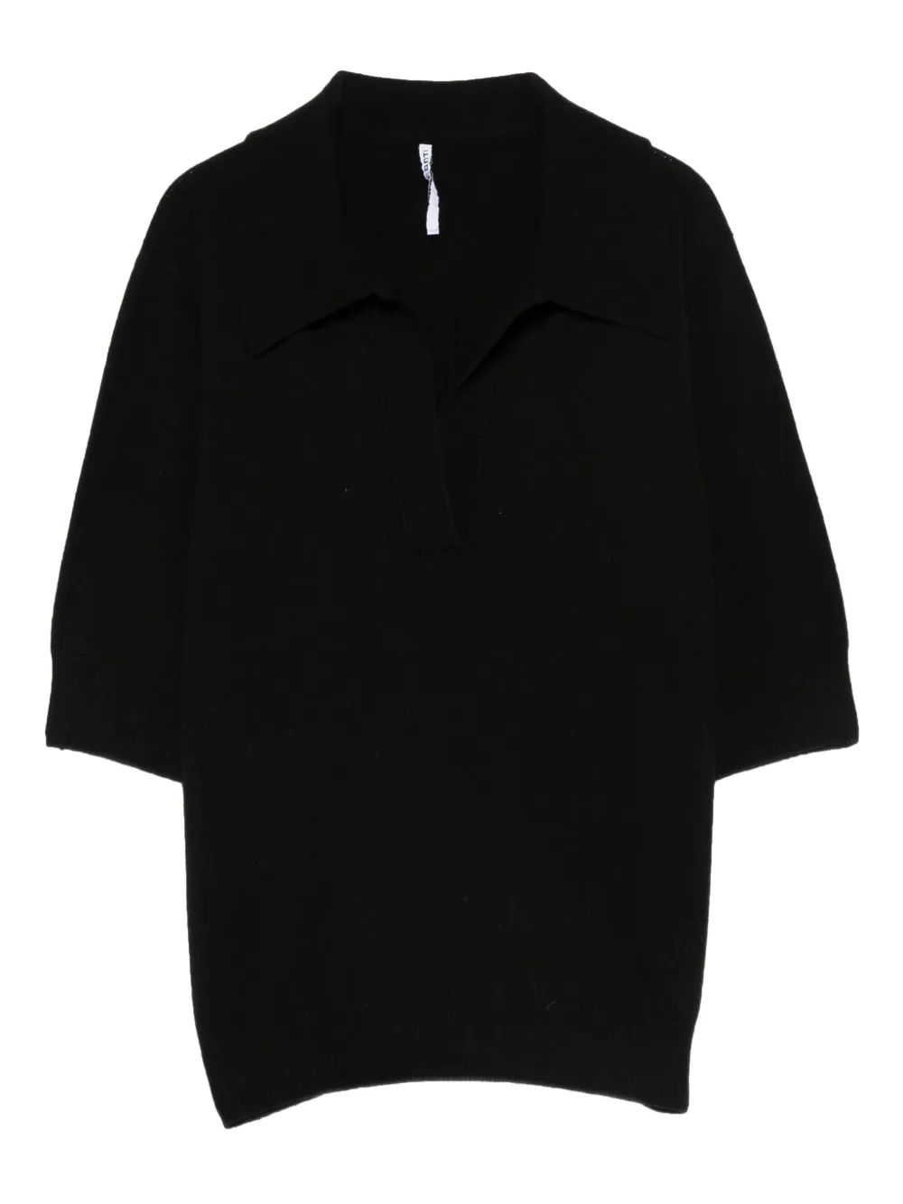 Dorin V-neck three-quarter-sleeve jersey