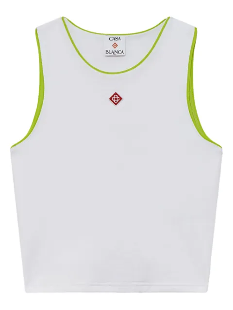 Casablanca contrasting-trim top