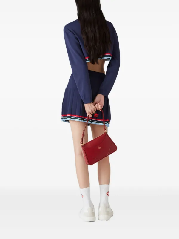 Casablanca クロップド トップ | ブルー | FARFETCH JP