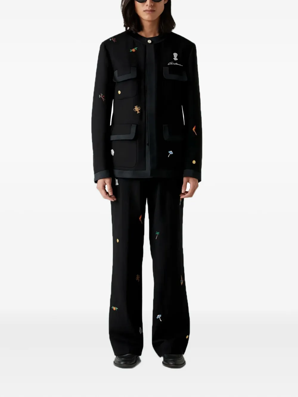 Casablanca embroidered pocket jacket | Shirt Jackets | Image 2