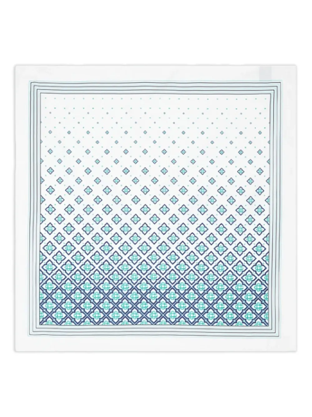 Casablanca geometric-pattern scarf | White | Image 1