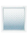 Casablanca geometric-pattern scarf - White