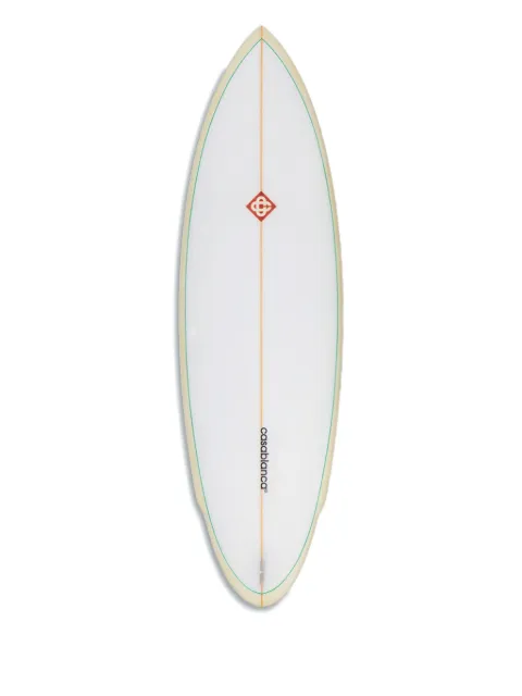 Casablanca geometric-pattern surfboard (178.2cm x 53cm)