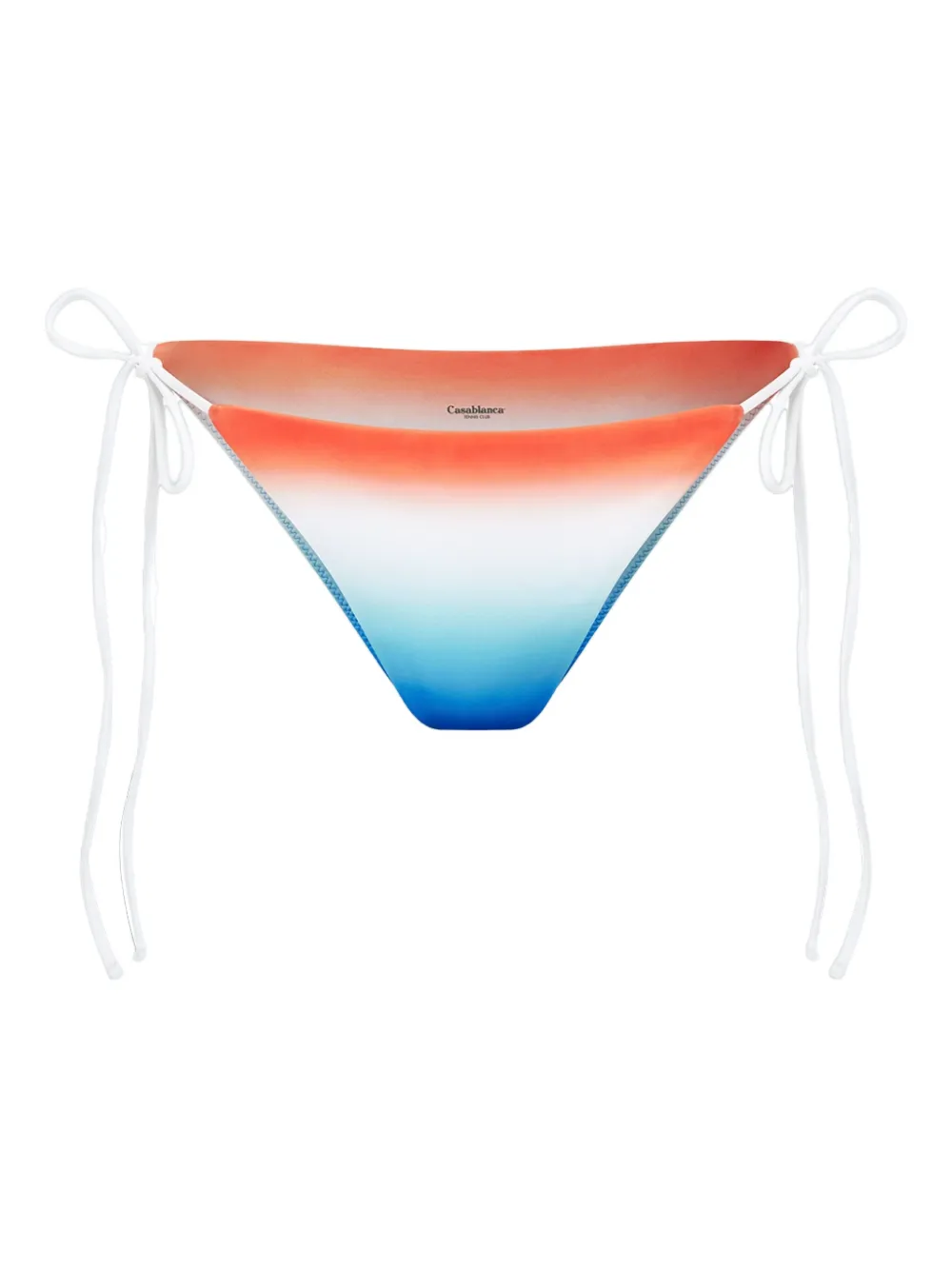 Casablanca ombre tie-side bikini bottom | White | Image 1