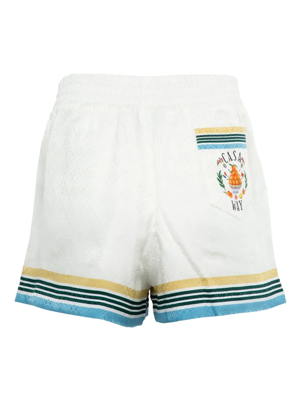 Casablanca striped-trim shorts | White | Image 1