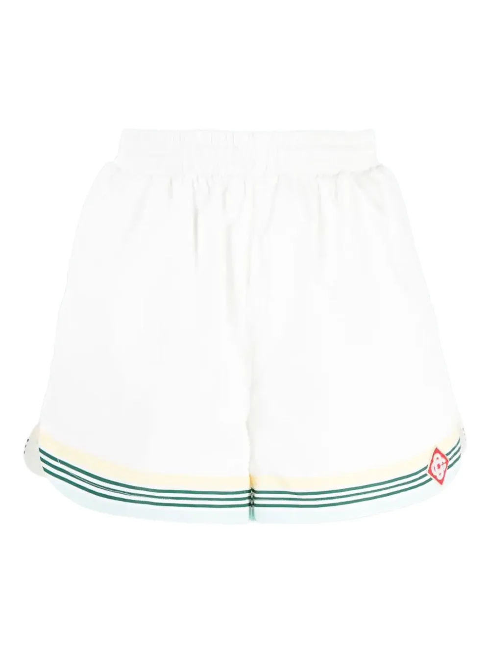 Casablanca stripe-trim track shorts | White | Image 1