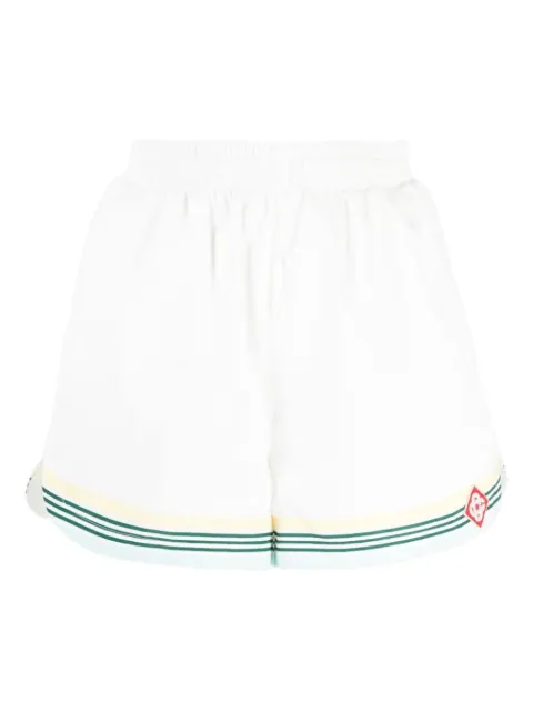 Casablanca stripe-trim track shorts