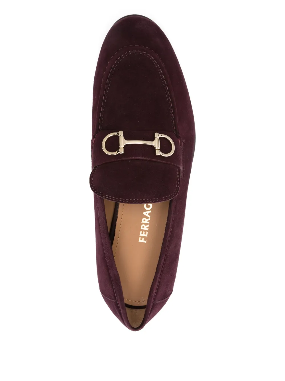 Ferragamo Gancini loafers Red