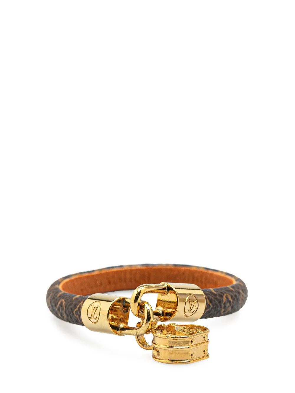 Louis Vuitton Pre-Owned 2020 Monogram Tribute Charm Bracelet costume Louis Vuitton Pre-Owned 2020 Monogram Tribute Charm Bracelet costume