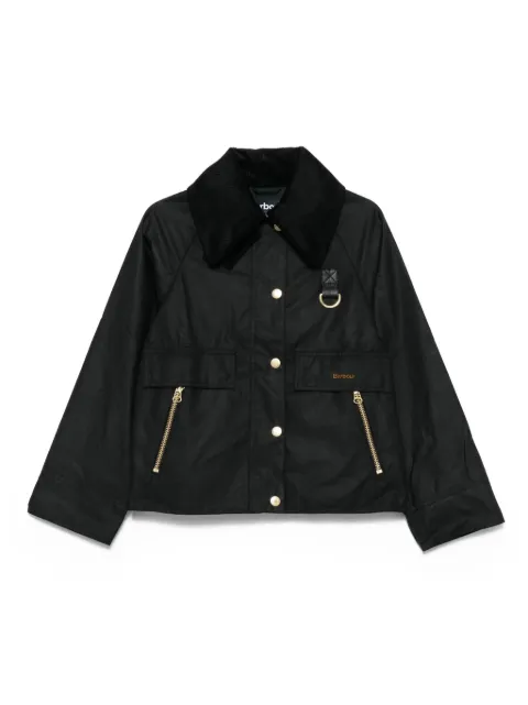 Barbour جاكيت بياقة مخملية مضلعة