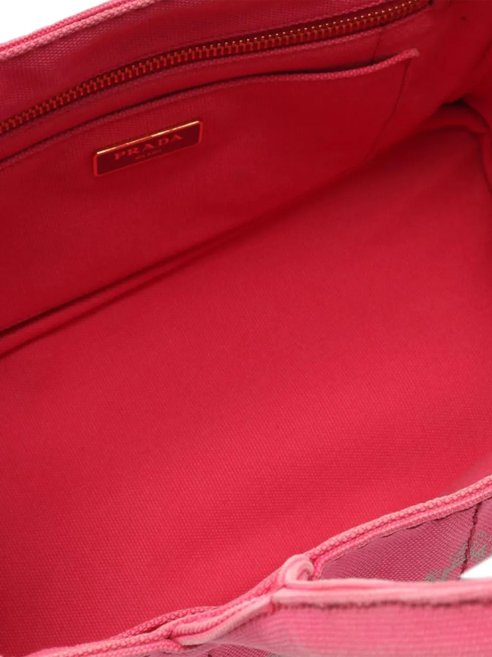 Pre-owned Prada 2013-2025 Small Canvas Canapa Logo Satchel
