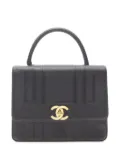 CHANEL Pre-Owned 1994-1996 Caviar Mademoiselle Kelly Top Handle Bag handbag - Black