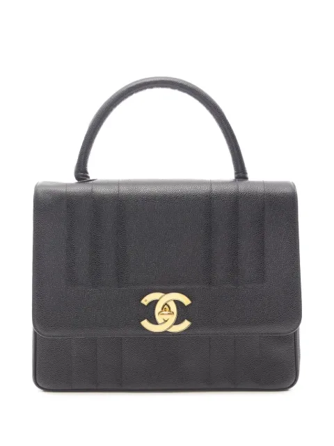 CHANEL Pre-Owned 1994-1996 Caviar Mademoiselle Kelly Top Handle Bag handbag