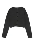 Liviana Conti Hallie button-front cropped cardigan - Grey