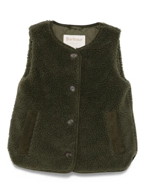 Barbour fleece buttoned gilet