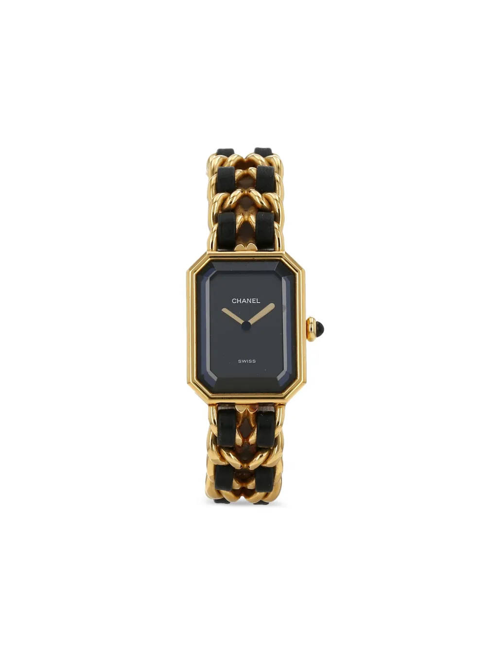 CHANEL Pre-Owned 1990 Première 20mm - ブラック CHANEL Pre-Owned 1990 Première 20mm - ブラック