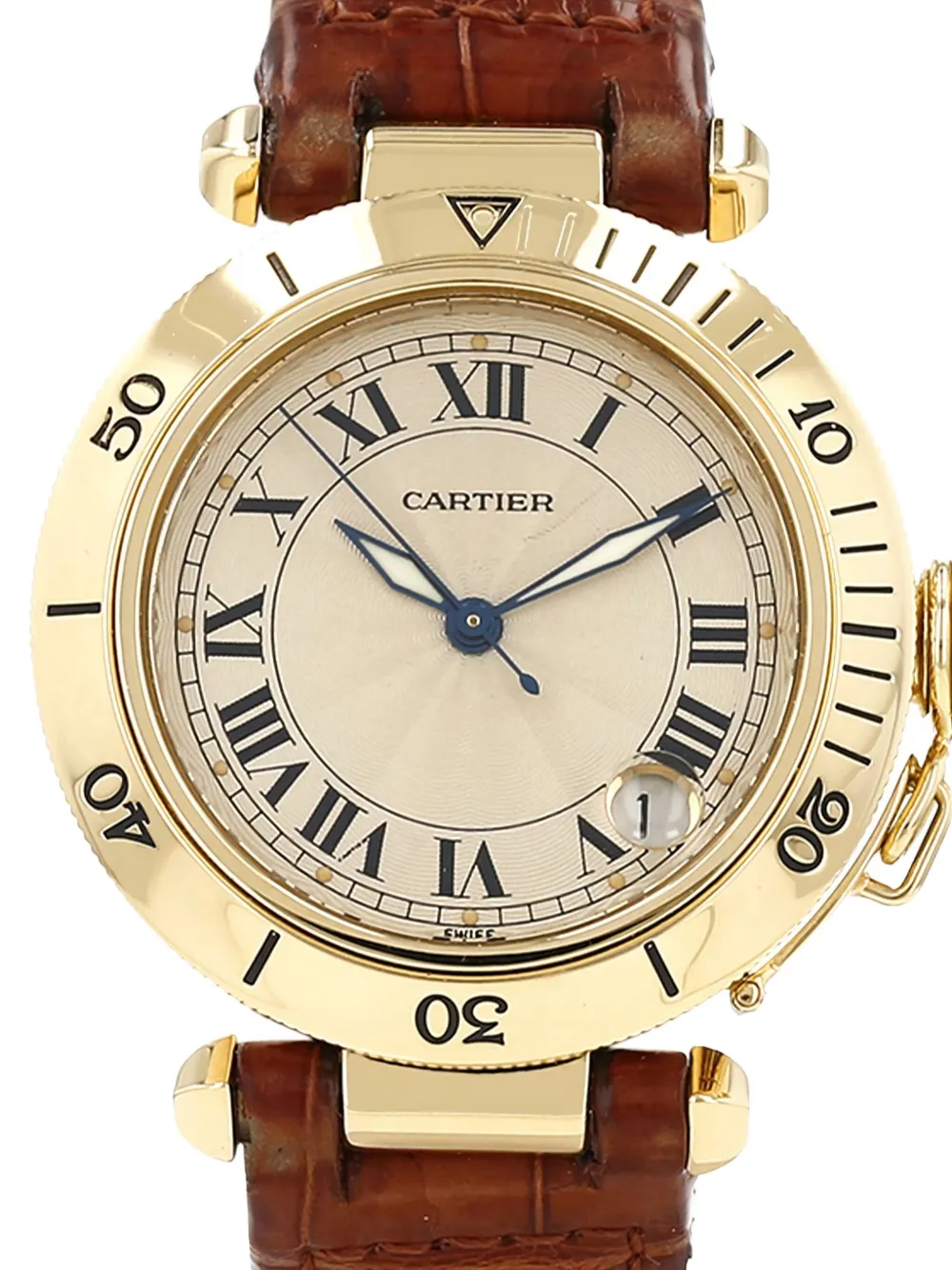 Pre-owned Cartier 1995 Pasha 36mm In Neutral