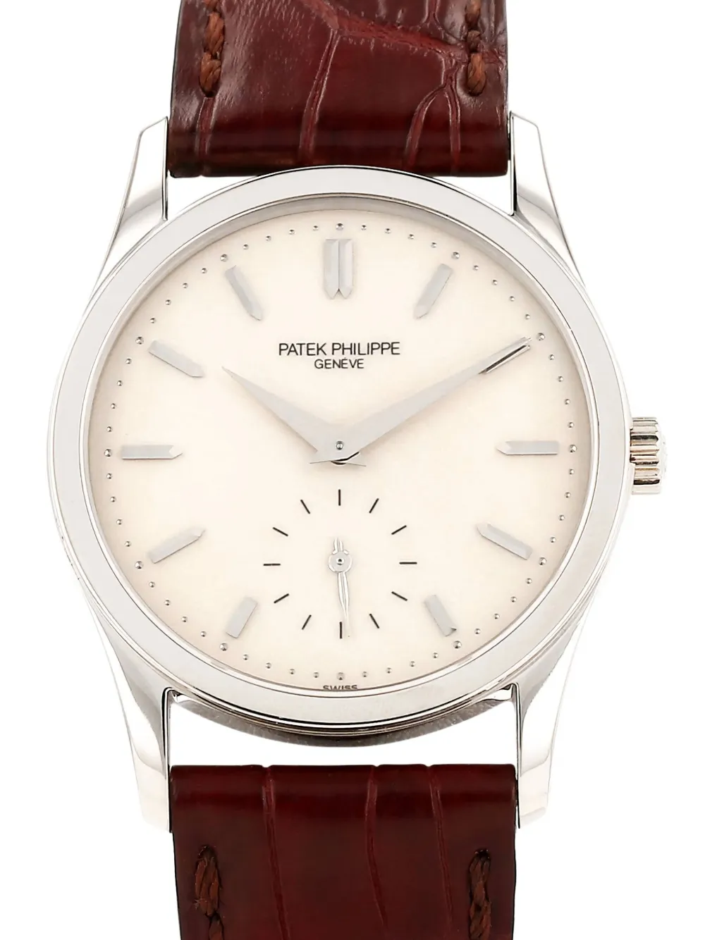 Pre-owned Patek Philippe 2009 Calatrava 38mm In Neutral