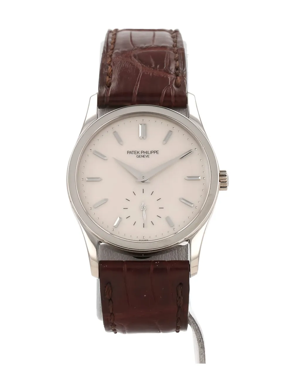 Pre-owned Patek Philippe 2009 Calatrava 38mm In Neutral