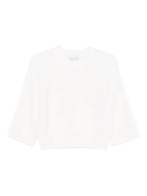 Forte Forte ribbed short-sleeve knit top