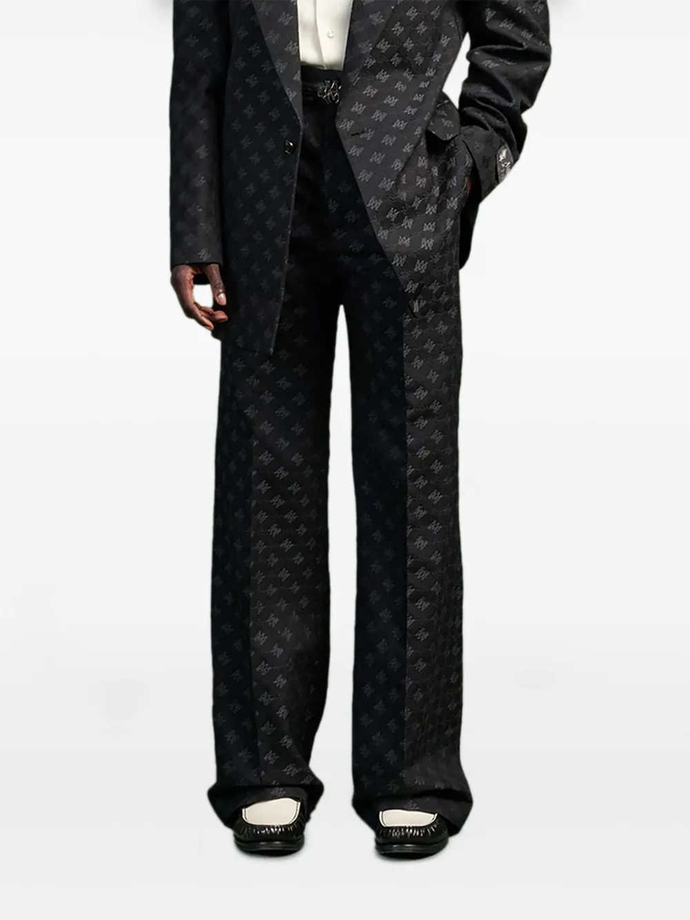 AMIRI MA Quad monogram flare trousers | Black | Image 1