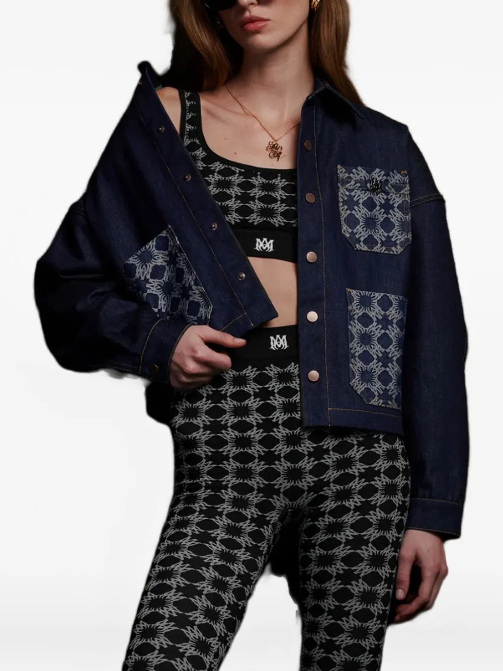 AMIRI MA Quad denim jacket | Denim Jackets | Image 2