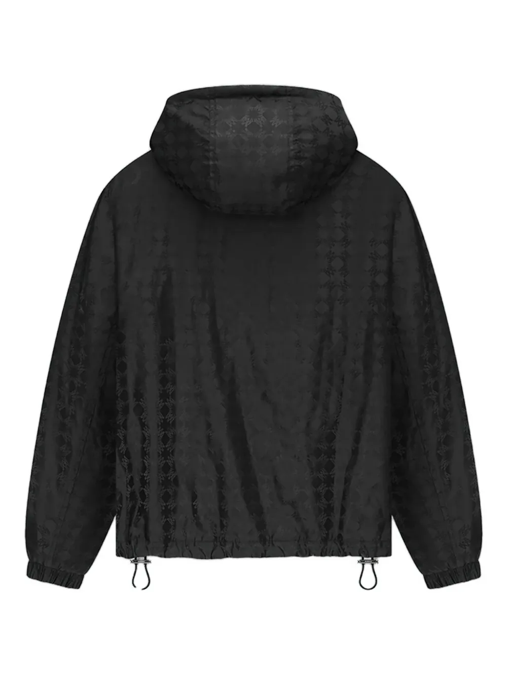 Amiri Ma Quad Monogram Hooded Jacket In Black