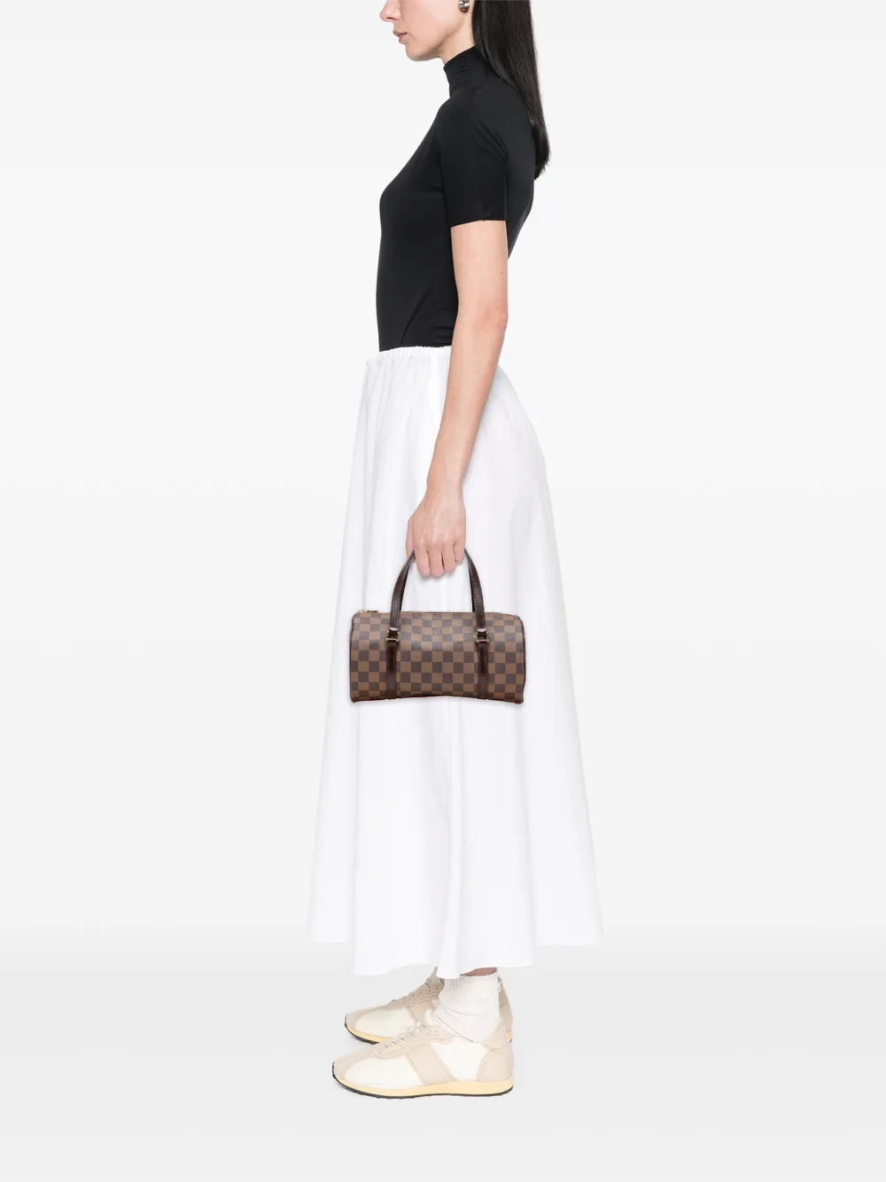 Louis Vuitton Pre-Owned 2007 Damier Ebene Papillon 26 handbag | Pre-Owned | Image 2