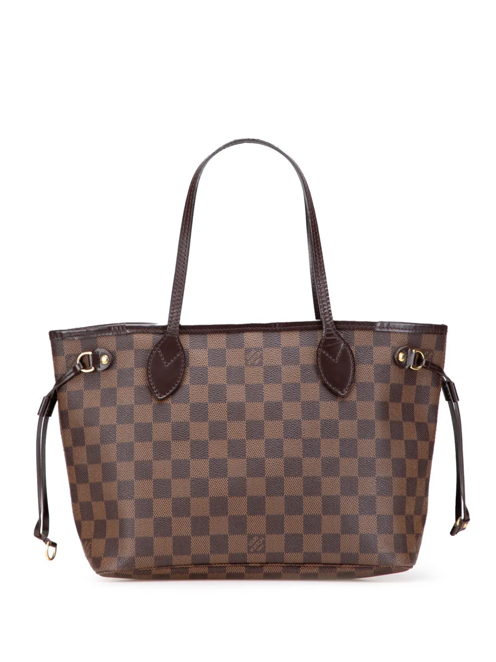 Louis Vuitton Pre-Owned 2009 Damier Ebene Neverfull PM tote bag - ブラウン Louis Vuitton Pre-Owned 2009 Damier Ebene Neverfull PM tote bag - ブラウン
