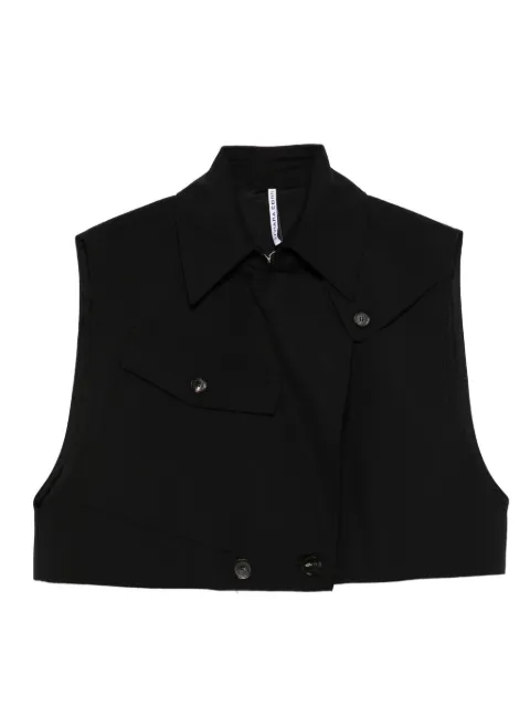 Liviana Conti flap-pocket collared waistcoat