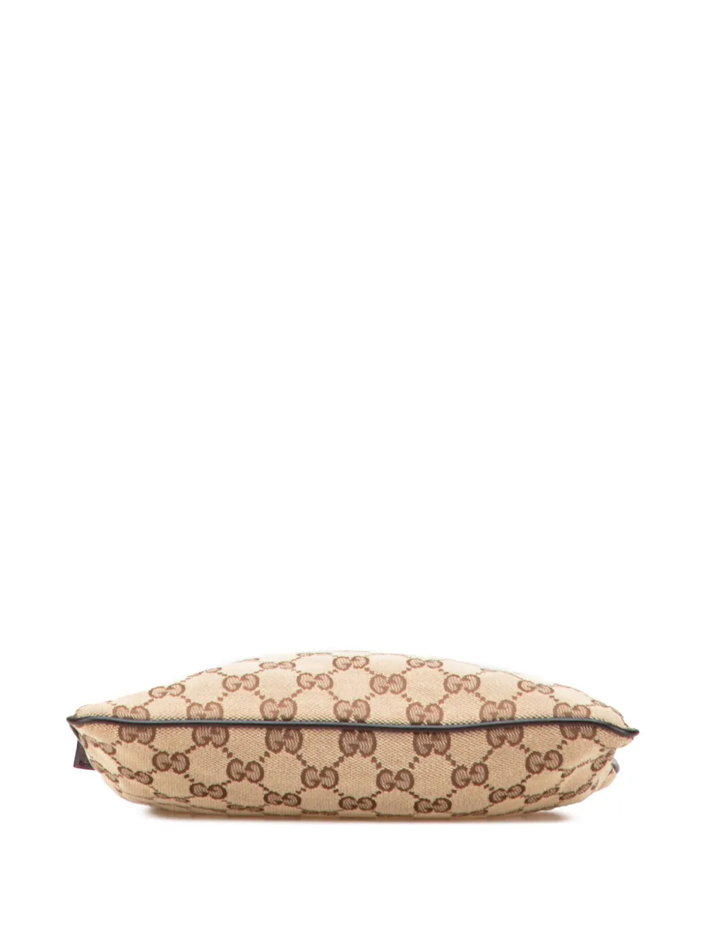 Pre-owned Gucci 2000-2015 Gg Canvas Web Crossbody Bag In Brown