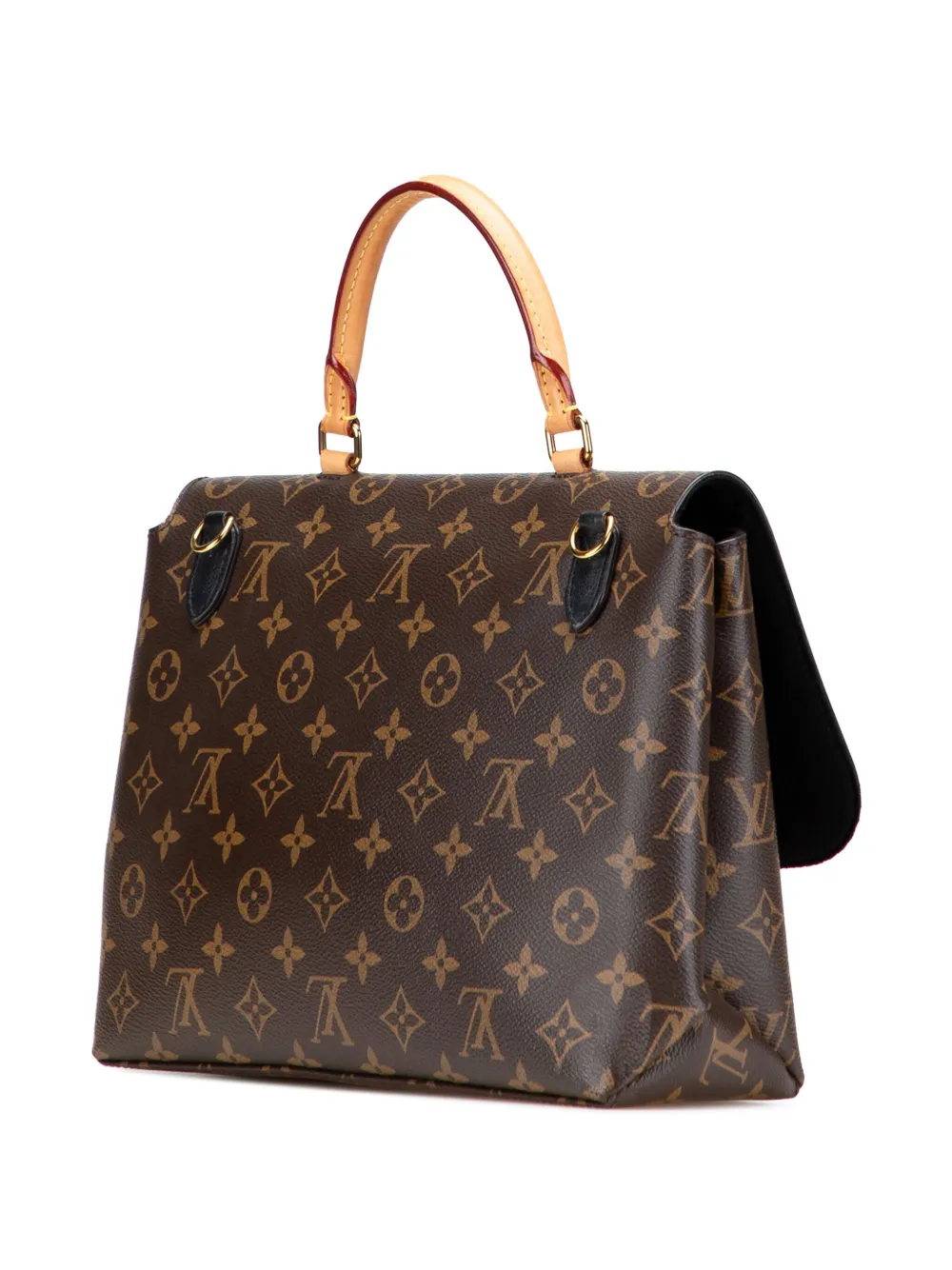 Pre-owned Louis Vuitton 2018 Monogram Marignan Satchel In Black