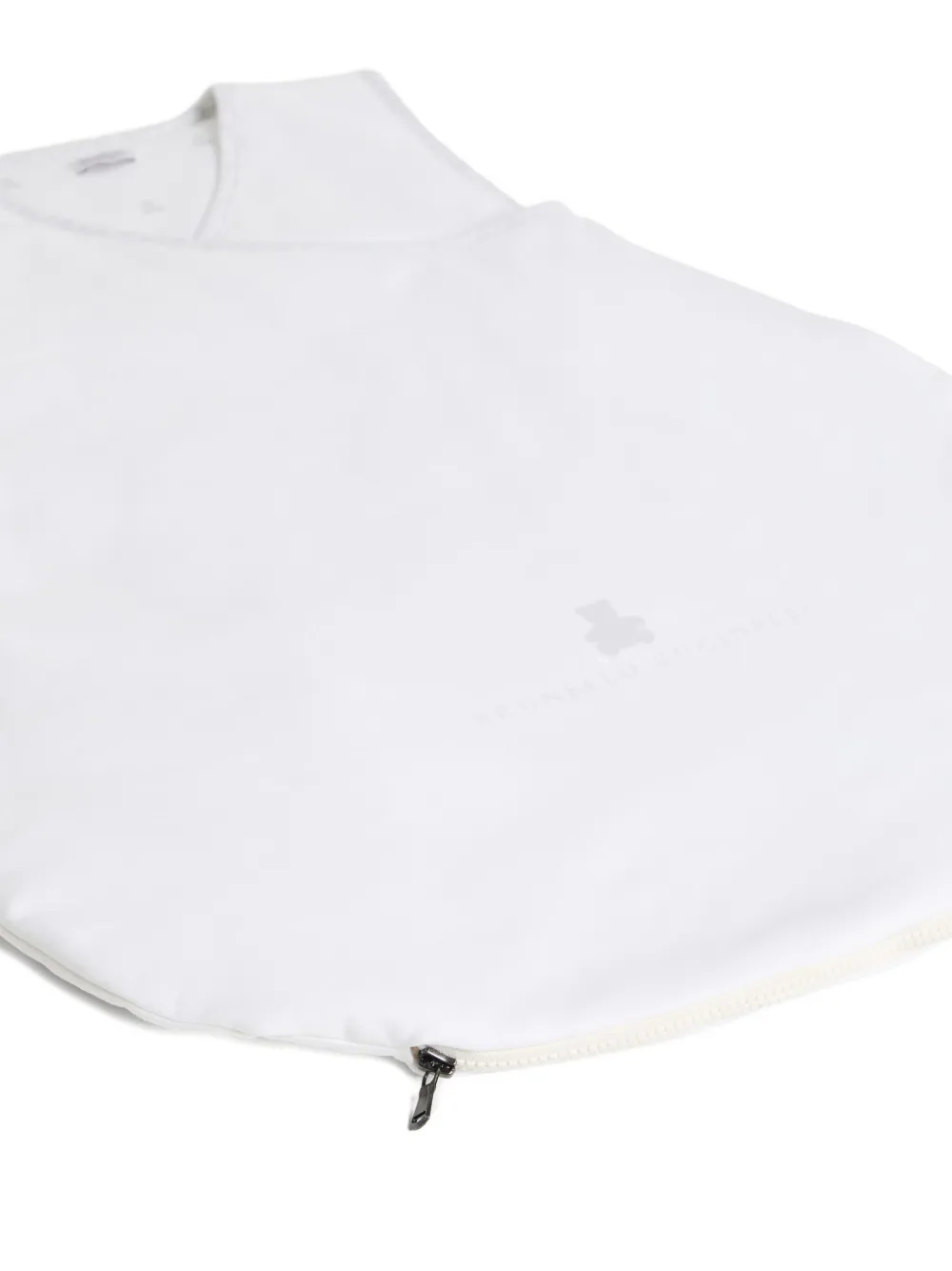 Brunello Cucinelli Kids Slaapzak met geborduurd logo - Wit