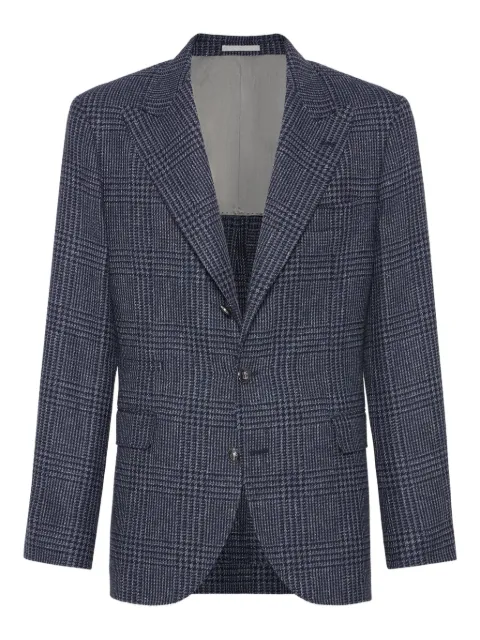 Brunello Cucinelli Prince of Wales check blazer