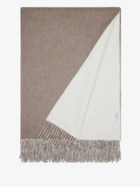 Brunello Cucinelli fringe-edge blankets (200cm x 150cm)