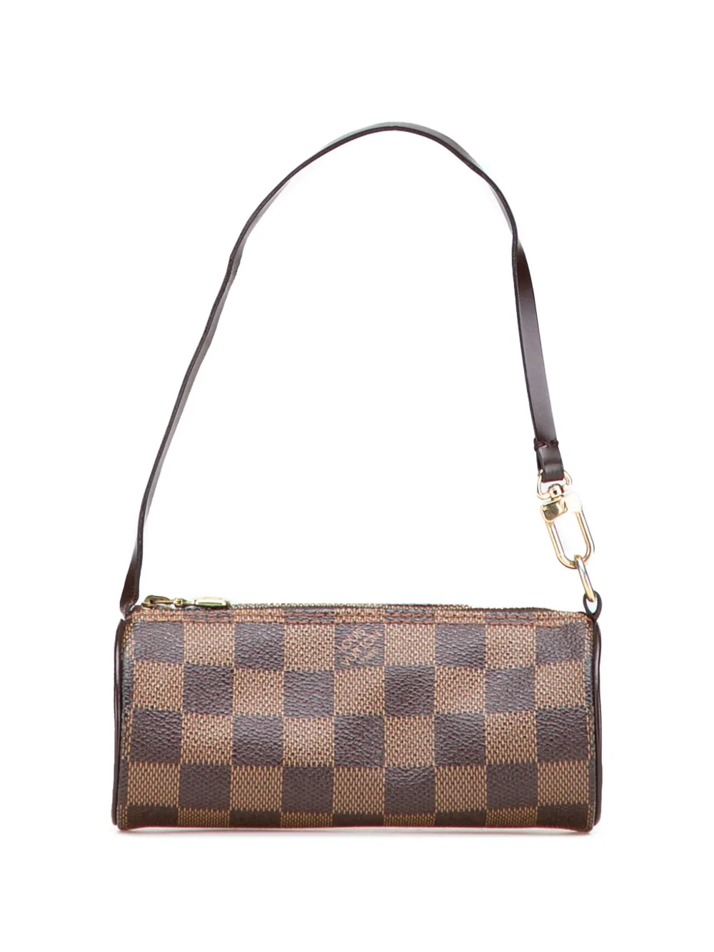 Louis Vuitton Pre-Owned 1990-2025 ダミエ エベヌ パピヨン ポシェット ハンドバッグ - ブラウン Louis Vuitton Pre-Owned 1990-2025 ダミエ エベヌ パピヨン ポシェット ハンドバッグ - ブラウン
