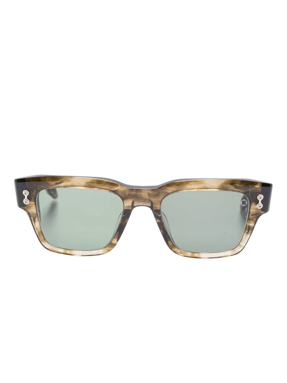 Akoni Columba square-frame sunglasses - Marrone