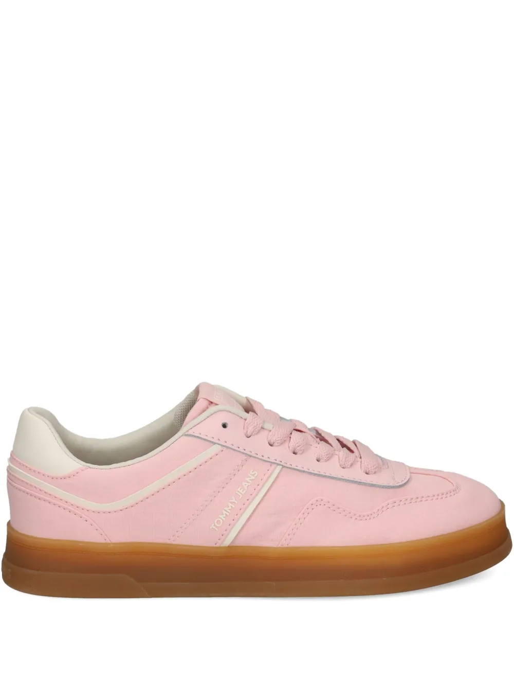 Tommy Jeans panelled low-top sneakers Pink