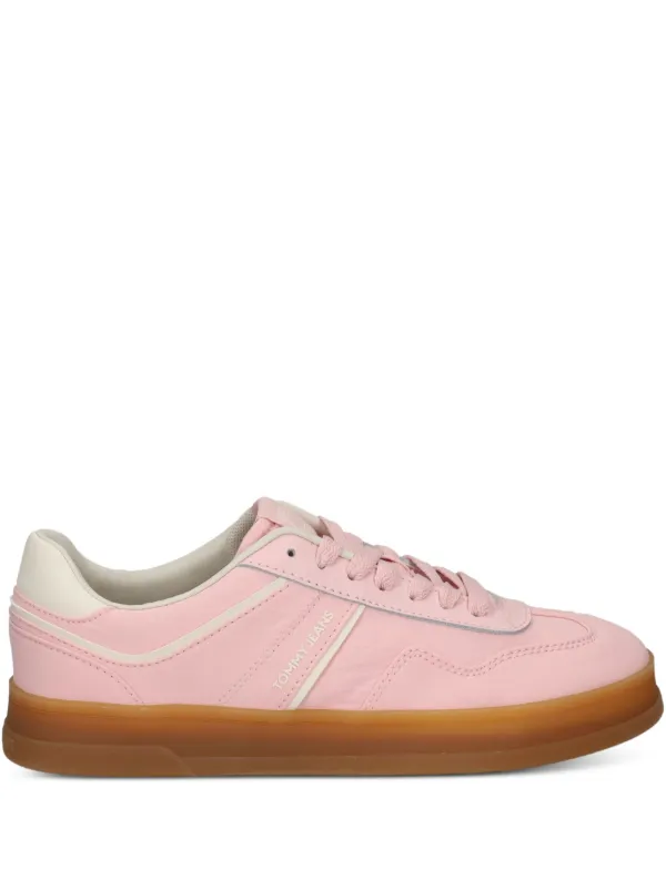 Tommy Jeans Panelled low-top Sneakers Pink FARFETCH IN